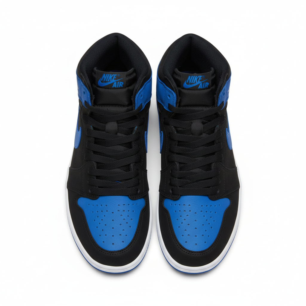 Air Jordan 1 Royal Blue - Vista dall'alto